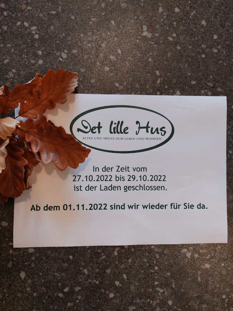 Kleine Auszeit…