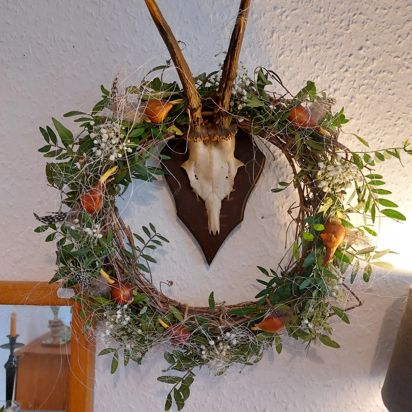 Frische handgemachte Kränze …